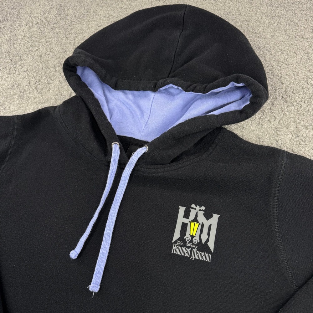Disney The Haunted Mansion Black Hoodie Mens 5XL Oversized Graphic Pullover - Picture 1 of 11
